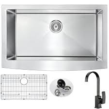 anzzi elysian farmhouse stainless steel