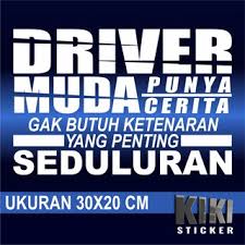 We did not find results for: Sticker Tulisan Kaca Mobil Kata Driver Muda Punya Cerita Buat Di Mobil Truk Bok Mobil Pribadi Dll Shopee Indonesia
