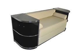 Sofa shield original patent pending reversible small sofa protector for seat width up to 62 inch, furniture slipcover, 2 inch strap, couch slip cover throw for pets, kids, cats, sofa, black gray visit the sofa shield store. Chromliner Art Deco Sofa Original Antike Mobel