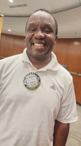 Our meeting today was cheerful in many ways. We had a full house and our  tradition of wearing name buttons was brought back. Tonya Milam and Arianna  Edwards from Child Protect CAC/Starting