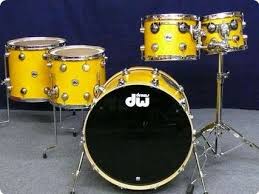 Dw Dw Collector S Satin Oil Shellset 2012 Amber Satin Oil Drum Percussion Drums For Sale Drums Percussion