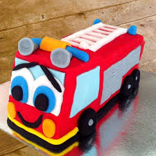 How to make a fire truck cake {tutorial}. Diy Fire Engine Birthday Cake Kit Cake 2 The Rescue