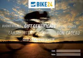 Alle (16) codes (2) deals (13) cashback (1) 4,49€. Bike24 Gift Certificates