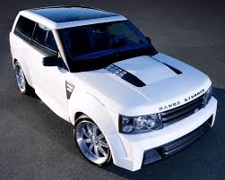 Check Out The Custom Roof And Beautiful Rims On The All White Basf Paint Job Range Rover West Coast Customs Suv Trucks