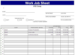 Job Sheet Template Free Layout Format Job Resume Format Excel Spreadsheets Templates Service Jobs
