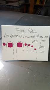 Make gift certificates with printable homemade gift certificates and ideas. Mother S Day Card To Go With A Pedicure Gift Card Pedicure Gift Card Pedicure Gift Teacher Gifts