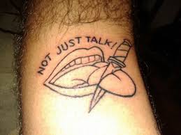 Not Just Talk Jesus Fish Tattoo Tattoos Fish Tattoos
