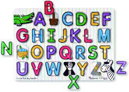 Add all three to cart. Amazon Com Melissa Doug See Inside Alphabet Wooden Peg Puzzle 26 Pcs Melissa Doug Toys Games