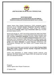 @inproceedings{yusuff2015kurikulumpi, title={kurikulum pendidikan islam jabatan agama islam wilayah persekutuan (jawi) : 71 Surau Dibenarkan Solat Jumaat Majlis Akad Nikah Dibolehkan Dalam Tempoh Pkpb Di Kl