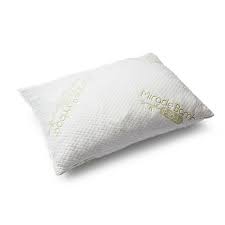 Formula (from back to front): Miracle Bamboo Deluxe Shredded Memory Foam Bed Pillow Bed Bath Beyond