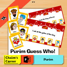 Only true fans will be able to answer all 50 halloween trivia questions correctly. Purim Guess Who By Chaim S Corner Teachers Pay Teachers