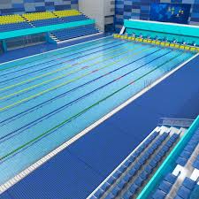 The london olympics in 1908 was the first time a swimming pool (100 m) was used for swimming events. Olympisches Schwimmbad 3d Modell Turbosquid 1509529