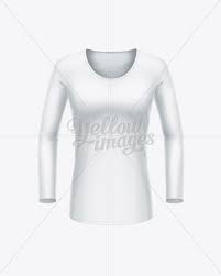 Download Women S Long Sleeve T Shirt Side View In Apparel Mockups On Yellow Images Object Mockups