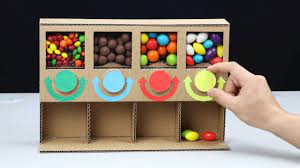 How to make gumball candy dispenser machine from cardboard? How To Make Multi Candy Dispenser At Home Diy Youtube