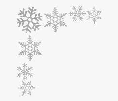 The image is transparent png format with a resolution of 805x681 pixels, suitable for design use and personal projects. Snowflake Border Png Transparent Background Snowflake Border Free Transparent Clipart Clipartkey