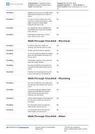 New Construction Walkthrough Checklist Better Than Pdf Template