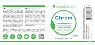 Chrom Organisch Natural 100µg, 90 VegeCaps