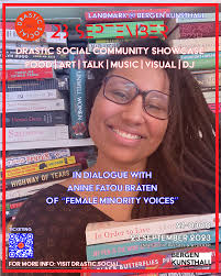 Anine Fatou Bråten @cosmopolitanannie was born and raised in Oslo, and  moved to Bergen in 2010 to study. She is a law student, writer, public  speaker, antiracist and feminist activist, and the