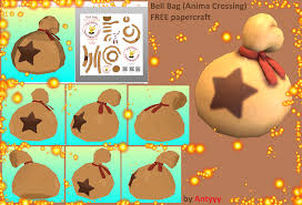 Download Bell Bag Animal Crossing Free Papercraft By Antyyy On Deviantart