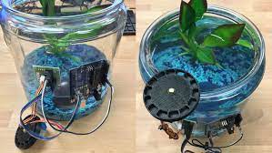 The completed housing fish feeder with compartments for the motor assembly and food compartment. Make An Arduino Based Automatic Fish Feeder The Diy Life