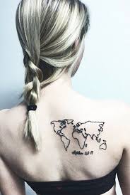 Matthew 28 19 World Map Tatto Instagram Britt Bogantz Kadin Tatli