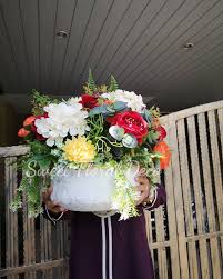 40 trend terbaru gubahan bunga orkid dalam pasu besar. Gubahan Bunga Pasu Besar Cantik Sweet Floral Deco Facebook