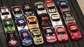 Only has 1 car ( and one body) also missing 1 track support pillar. Afx Giant Raceway Electric Slot Car Track Youtube