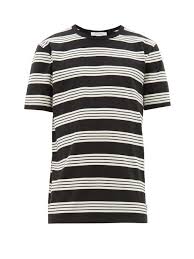 White shirt is simple, elegant and goes well with not only black pants, but all colors. Men S Designer Sale Aw19 Up To 70 Off At Matchesfashion Uk Striped Tshirt Men T Shirt Frame White Stripes Tshirt