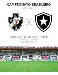 1 desafio cefan (botafogo x vasco) masculino adulto. Vasco X Botafogo Veja Onde Assistir Escalacoes Desfalques E Arbitragem Brasileirao Serie A Ge