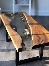 Take a look at this detailed and entertaining epoxy river table build by totalboat ambassador caleb harris, of ycmt2 (you can make this too) as he uses our totalboat thickset liquid glass deep pour epoxy, mica powder pigments, walnut slabs, and led strips to create a custom coffee table. Live Edge Epoxy Resin Acacia Riverbed Coffee Table Etsy Slab Table Live Edge Live Edge Table Coffee Table
