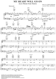 Celine Dion My Heart Will Go On слова песни My Heart Will Go On Love Theme From Titanic Violin Sheet Music Piano Sheet Music Piano