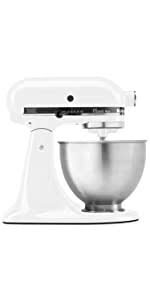 The iconic mixer is now smaller and lighter, but just as powerful. Amazon Com Kitchenaid Ksm3311xqg Artisan Mini 3 5 Quart Tilt Head Stand Mixer Qt Liquid Graphite Kitchen Dining