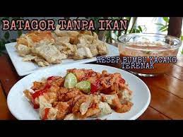 Resep Batagor Tanpa Ikan Dan Bumbu Kacang Ala Abang Abang Youtube Makanan Resep Masakan Indonesia Memasak