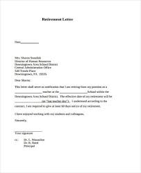 If writing an email, you can put your contact information after your signature. 12 Retirement Resignation Letter Template Free Word Pdf Format Download Free Premium Templates