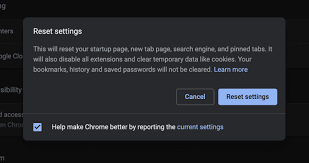 How To Reset Chrome To Its Default Settings Saved Passwords Google Chrome Web Browser Search Engine