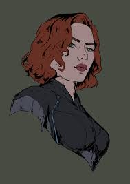Grab your pen and paper and follow along as i guide you through these step by step. Art Black Widow Prints For Comic Con Steemit