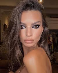 Maybe she's born with it. Emily Ratajkowski Her Skincare Makeup Favourites