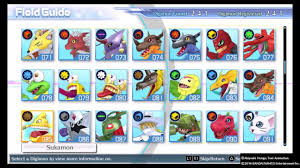 Digimon Story Cyber Sleuth Digimon Evolution Chart