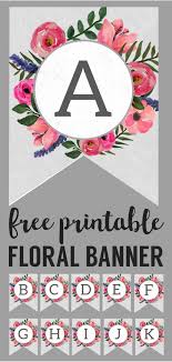 We searched and searched to find some of the best jokes for every letter in the alphabet. Floral Alphabet Banner Letters Free Printable Paper Trail Design Birthday Banner Free Printable Free Printable Banner Diy Birthday Banner