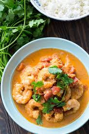 Shrimp tikka masala and rice in a bowl. Instant Pot Indian Butter Shrimp Spicy Southern Kitchen