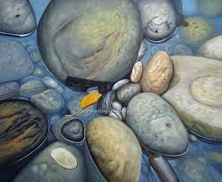 River Rocks Painting Id Sl 0108 Ka Painted River Rocks Rock Painting Art Watercolor Rocks