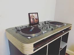 Custom Dj Table Dj Desk Dj Setup Turntable Desk Etsy Dj Table Dj Setup Turntable