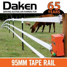 It has a breaking load of 90 lbs. 100m Electric Fence Tape 8 Strong Heavy Duty Wires 95mm Width Wide Horse Rail Ebay