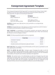 This agreement details the terms and conditions of the sale and purchase of the shares. Consignment Agreement Template Pdf Templates Jotform
