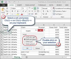 Enter the text 'helpercolumn' in a1 (you can use any text you want) enter 1 in cell a2 and 2 in cell a3. Quick Tips For Inserting Excel Rows And Columns Accountingweb