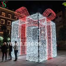 Free delivery and returns on ebay plus items for plus members. China Outdoor Giant Decoration Christmas Large Motif Lights With Gift Boxes China 3d Gift Box And Christmas Decoration Lights Price