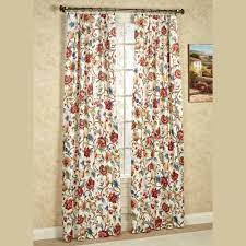 Vertkrea black flower medallion window curtain, mandala window curtains, bohemian grommet window curtain, floral boho drapes, 52 x 63 inches, black and white. Cornwall Pinch Pleat Thermal Room Darkening Floral Curtains
