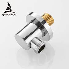 Connections allows for installation on most standard household plumbing. Brass Diverter Valve 1 2 Way Water Separator Shower Tee Adapter Shower Head Diverter Valve Bathroom Accessories 811335 Shower Mounting Brackets Aliexpress