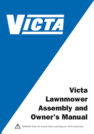 Victa service repair workshop manual | manuals4u. Victa Electric Lawnmower Assembly And Owner S Manual Pdf Download Manualslib