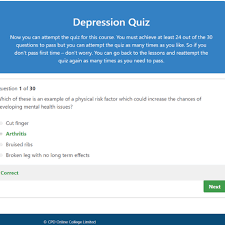 What year began the worst economic recession since the great depression? Depression Awareness Course Cpd Approved Online Training